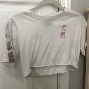 White Cropped Tshirt
